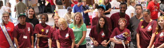 ARC volunteers at adoption event